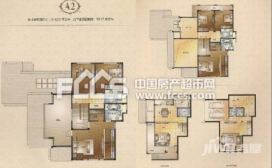 金尊华府普通住宅348.7㎡户型图