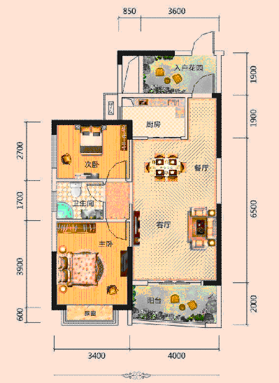 长沙江山帝景户型图-房型图-平面图-吉屋网