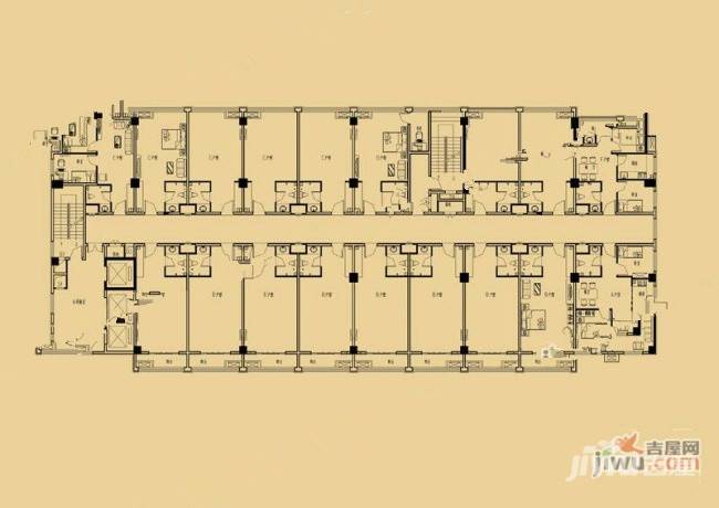 世源·文苑文化广场A座1室1厅1卫户型图