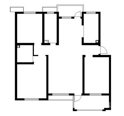 四季江南3室2厅2卫131.7㎡户型图