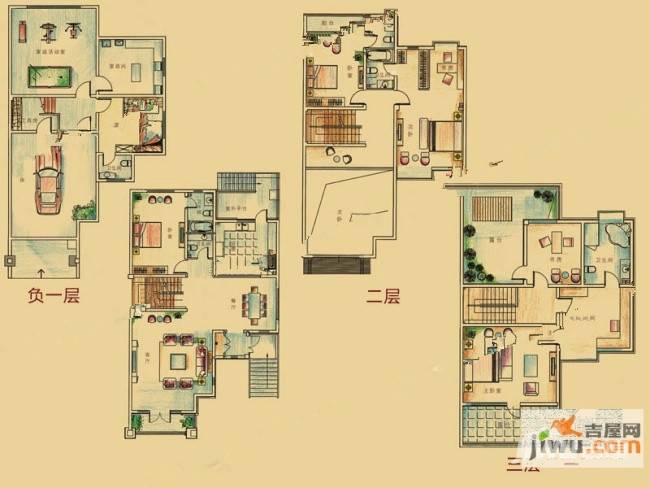 香堤美墅普通住宅453㎡户型图