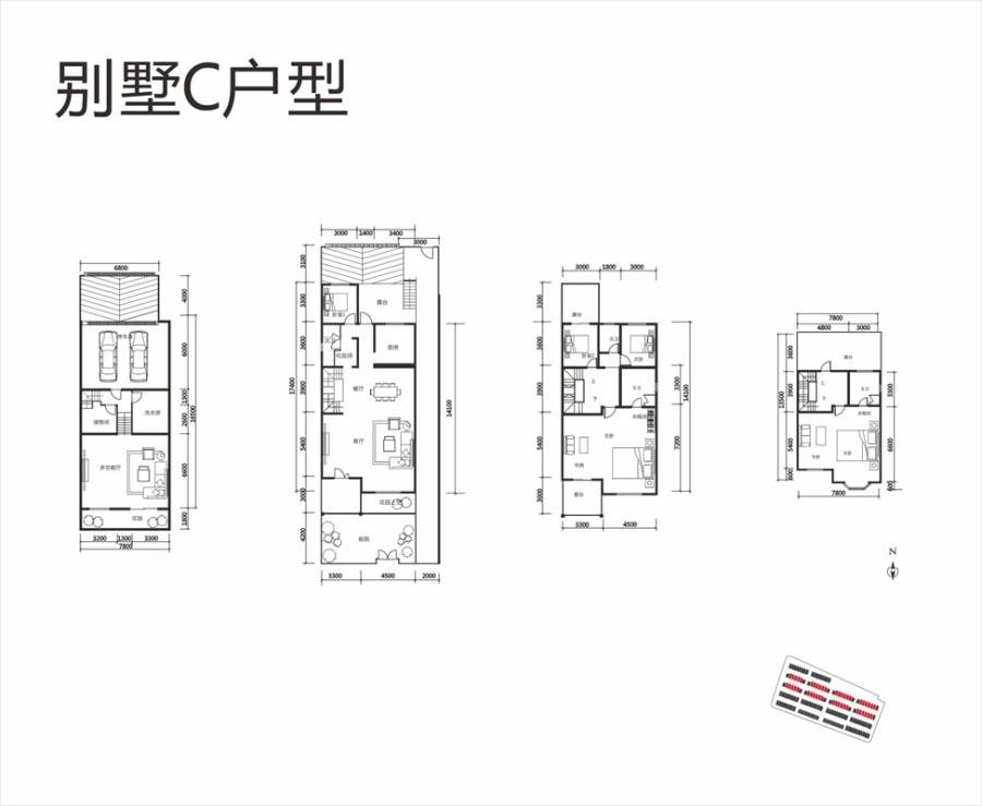 中拓世纪城普通住宅310㎡户型图