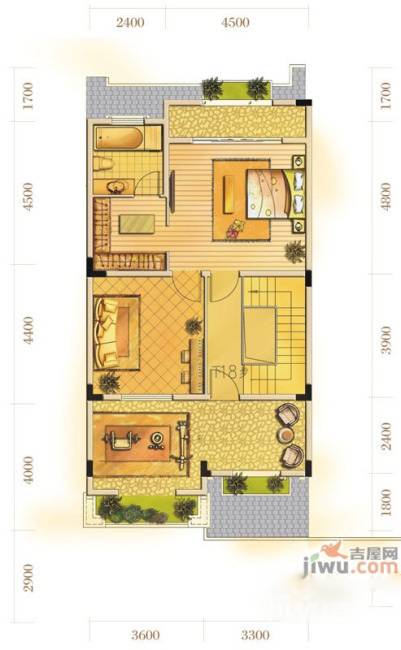 金科廊桥水乡4室2厅5卫269.7㎡户型图