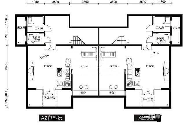 园墅普通住宅357㎡户型图