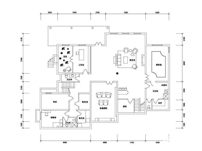 东方普罗旺斯普通住宅908.4㎡户型图