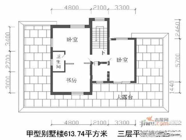 龙脉温泉花园3室0厅2卫户型图