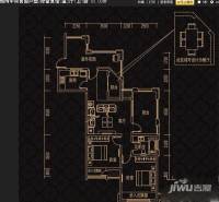 旭辉中央宫园2室2厅1卫83㎡户型图