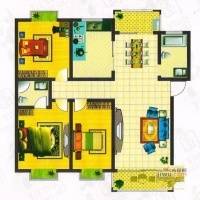 梨园小区3室2厅1卫135.3㎡户型图