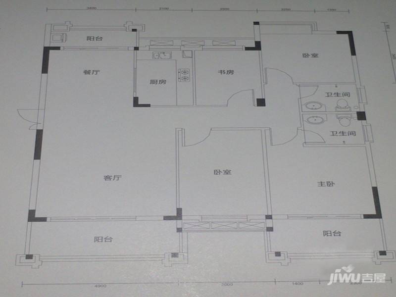 联泰棕榈庄园4室2厅2卫145.9㎡户型图