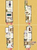 鹿鼎国际红酒城4室3厅4卫182㎡户型图