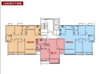 正商新蓝钻4室2厅2卫149.6㎡户型图