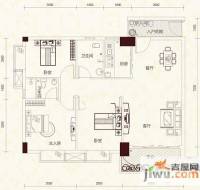 御景豪庭凯旋郡3室2厅2卫108.2㎡户型图