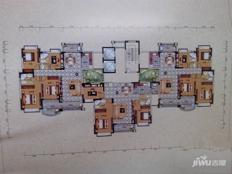 天明御华庭4室2厅2卫149㎡户型图