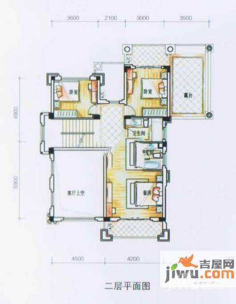 锦绣海湾城6室2厅4卫288㎡户型图