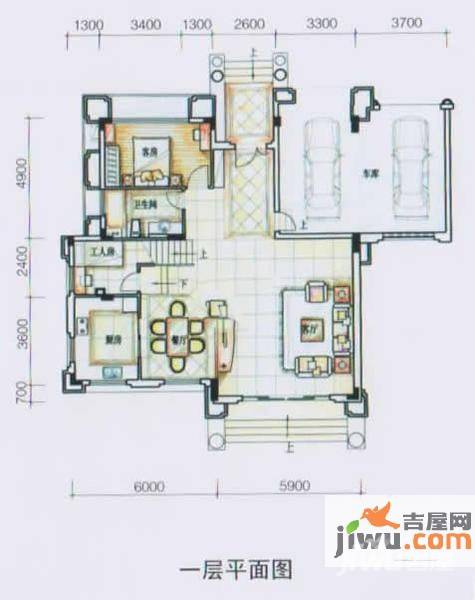 锦绣海湾城7室2厅5卫352㎡户型图