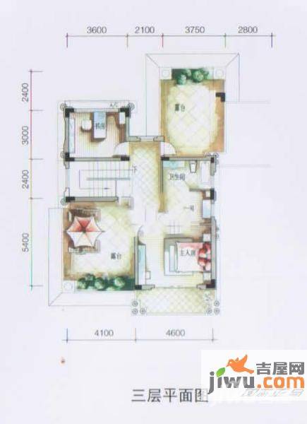 锦绣海湾城6室2厅4卫294.2㎡户型图