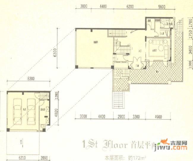 山水庄园2室0厅0卫172㎡户型图