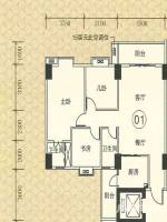世博嘉园3室2厅2卫177.4㎡户型图