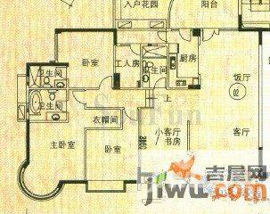 天骄御峰4室3厅4卫158㎡户型图