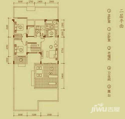 万科棠樾4室4厅4卫195㎡户型图