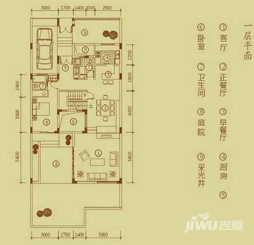 万科棠樾4室4厅4卫195㎡户型图