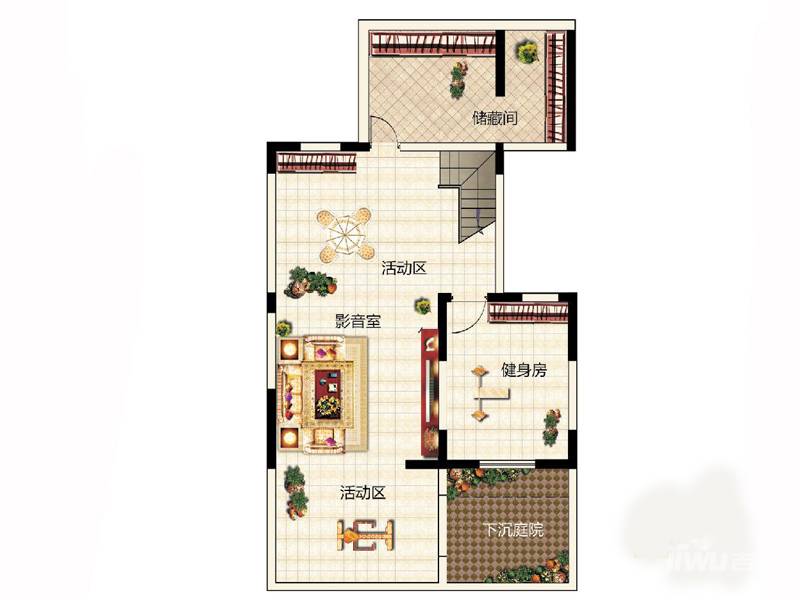 龙湖锦艺城3室3厅3卫156㎡户型图