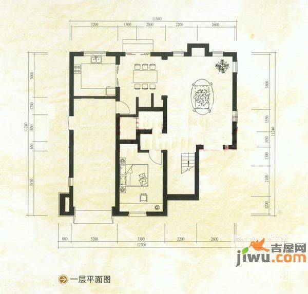 蒙塔卡利4室2厅3卫195㎡户型图