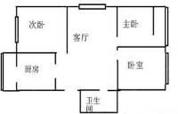 仙林国际3室1厅1卫户型图