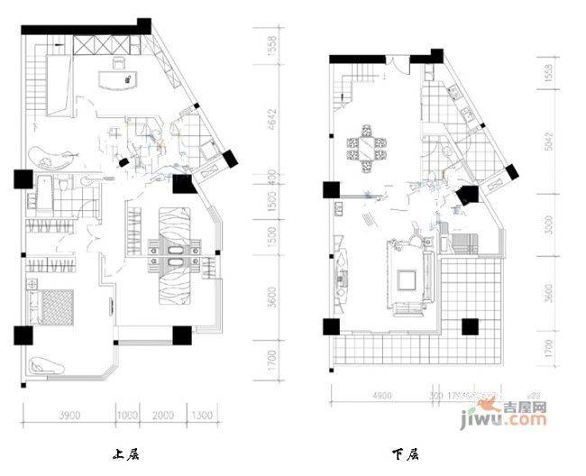 半岛国际大江界5室3厅0卫242㎡户型图