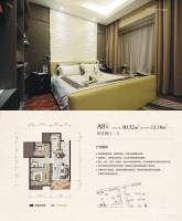 阳光北京城2室2厅1卫80.5㎡户型图