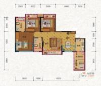 盛源学府名城4室2厅2卫110㎡户型图