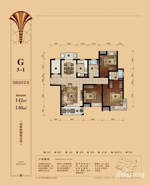 建邦华悦氿峰户型图