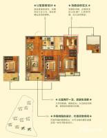 中海国际社区3室2厅1卫91㎡户型图