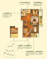 中海国际社区3室2厅1卫104㎡户型图