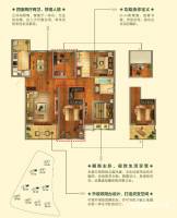 中海国际社区4室2厅2卫137㎡户型图