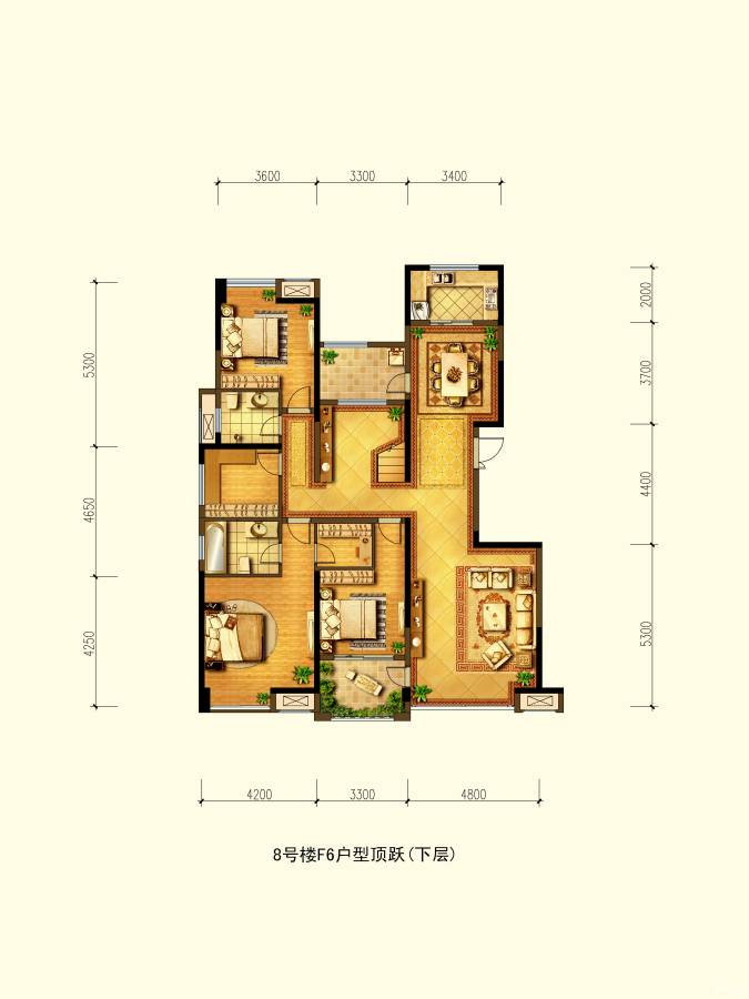 世融嘉轩普通住宅269㎡户型图