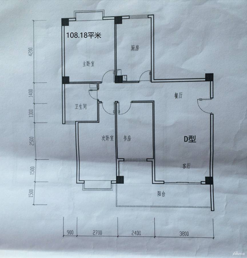 户型:3室2厅1卫; 面积:10818㎡; 总价约:2921万元