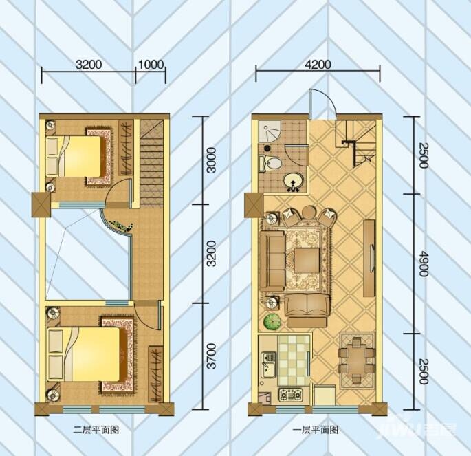 大居悦庭
                                                            2房1厅1卫
