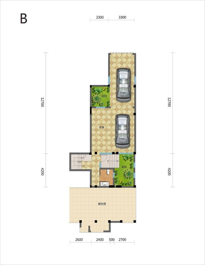 怡景江南别墅-联排176㎡户型图