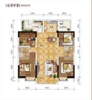 沐荣世家3室2厅2卫137㎡户型图