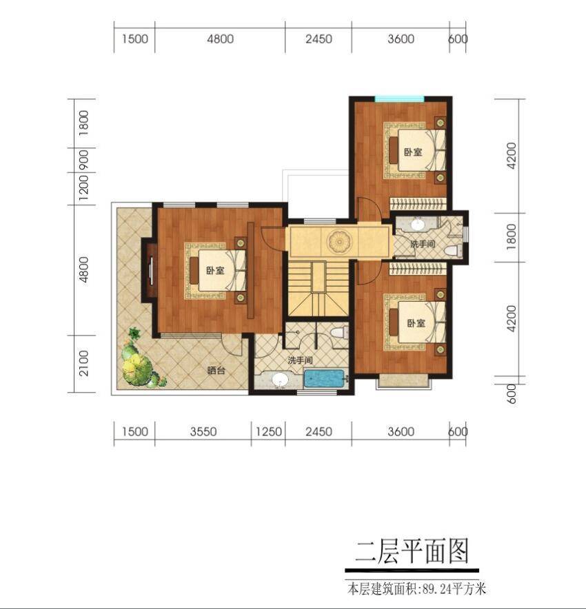 紫金城东湖左岸别墅-独栋192㎡户型图