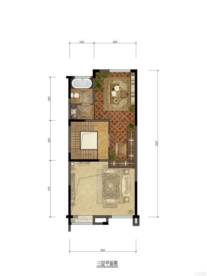 阳光城上林府普通住宅180㎡户型图