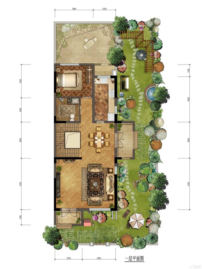 阳光城上林府普通住宅180㎡户型图