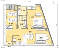 吉隆坡 STAR星之宿3期2室2厅2卫88㎡户型图