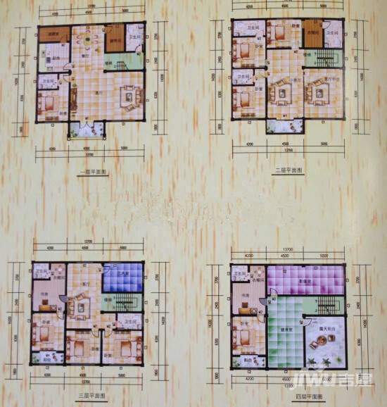 万福晓天下8室5厅7卫659.3㎡户型图