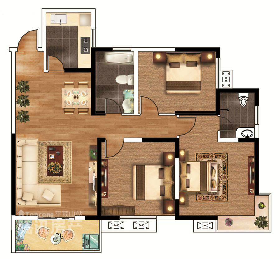 鹰城(国际)商务中心户型图
