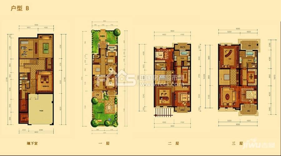 绿城御园6室5厅4卫390㎡户型图