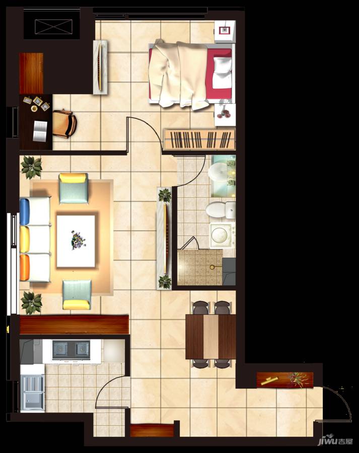 永泰国际商务公寓户型图