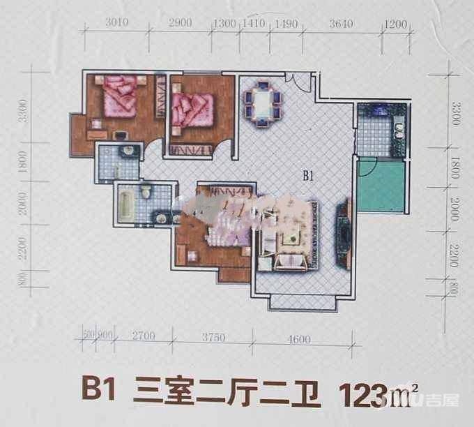 龙城印象
                                                            3房2厅2卫
