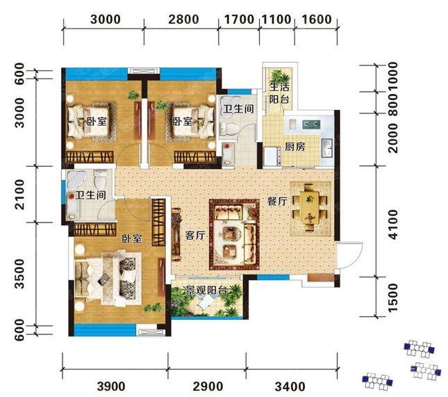 武胜泰合国际商贸城户型图